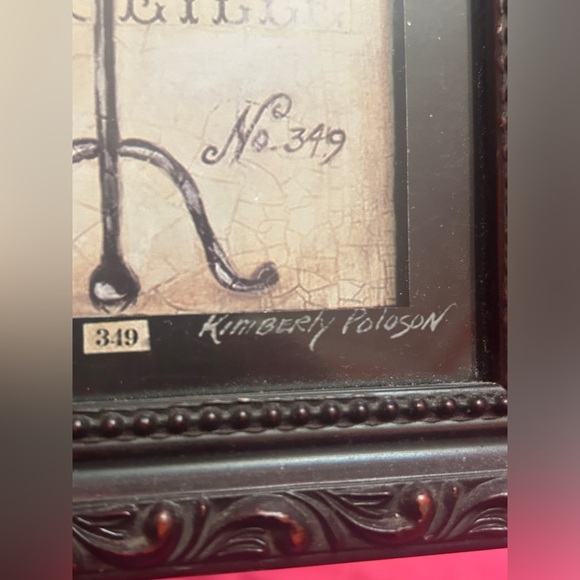 Poloson Kimberly 12x24 Black Modern Framed Museum Art Print Titled Paris No. 349 - Picture 5 of 8